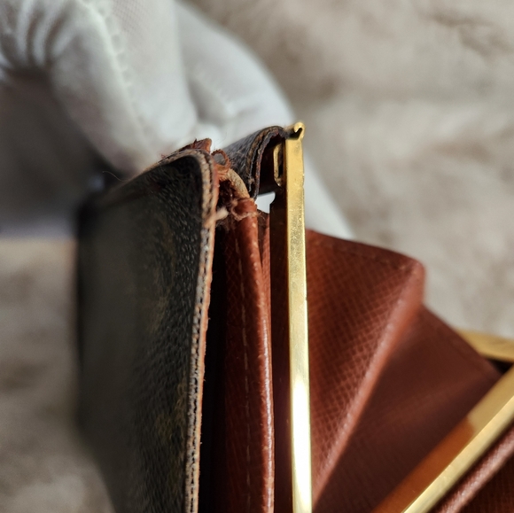 Vintage LOUIS VUITTON Kisslock Continental Wallet Monogram - Picture 12 of 16